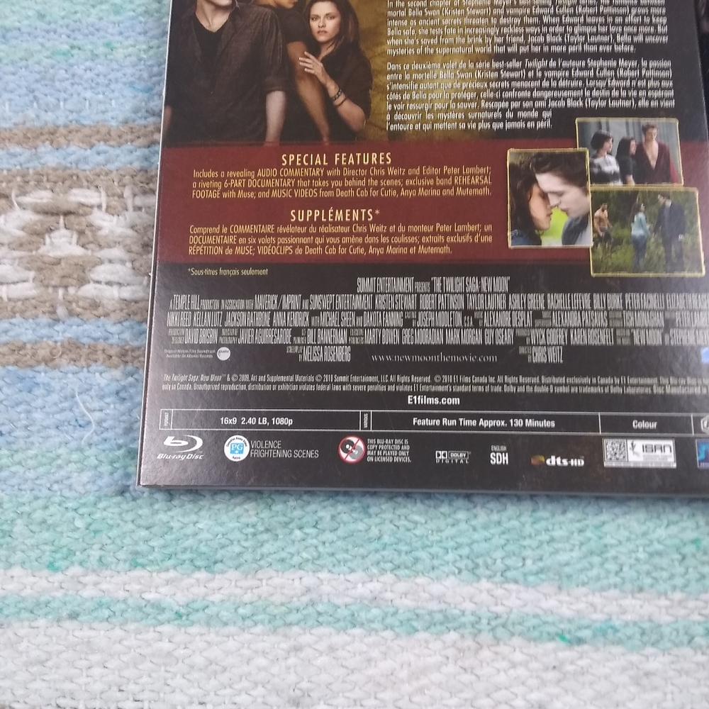 NWT BLU RAY DISC ECLIPSE AND NEW MOON - Picture 4 of 8